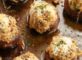 Sausage Stuffed Mushrooms