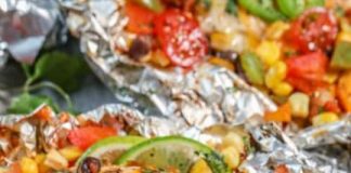 Santa Fe Chicken Foil Packets