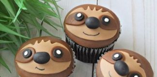 SLOTH CUPCAKES