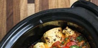 Slow Cooker Chicken Enchiladas