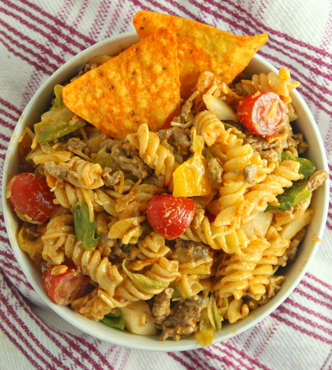 Doritos Locos Taco Pasta Salad | Grandma's Things