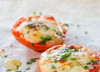 baked parmesan tomatoes
