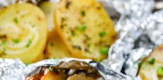 Grilled Potatoes in Foil