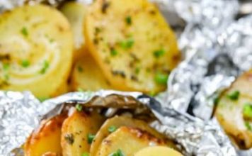 Grilled Potatoes in Foil