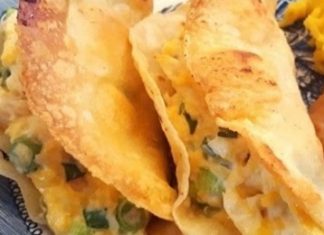 Cream Cheese Chicken Tacos