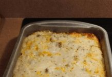 Biscuits and Gravy Breakfast Casserole