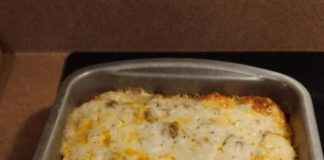 Biscuits and Gravy Breakfast Casserole