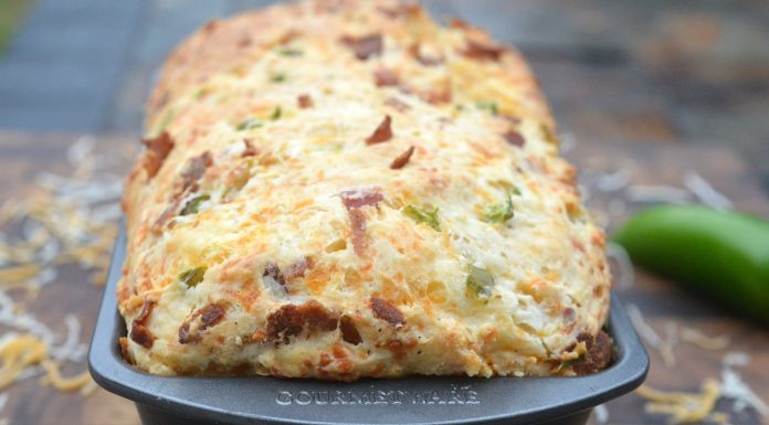 BACON CHEESE JALAPENO QUICK BREAD