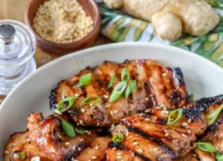 Teriyaki Grilled Chicken Thighs