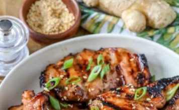 Teriyaki Grilled Chicken Thighs