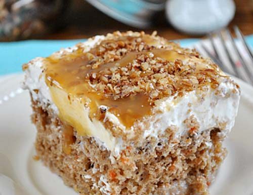 Carrot Poke Cake – Totally Over the Top