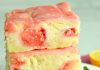 Strawberry Lemon Blondies!