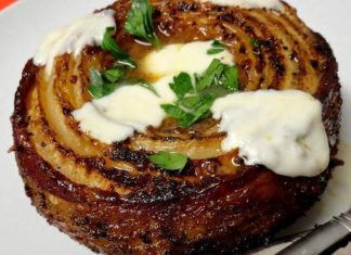 Smoked Bacon Wrapped French Vidalia Onion
