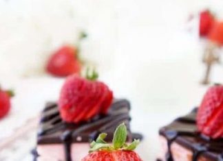 Strawberry Layer Brownies