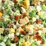 Loaded Broccoli Cauliflower Salad (Low Carb)