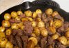 GARLIC BUTTER STEAK AND POTATOES SKILLET