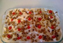 Easy made Banana Split Cake