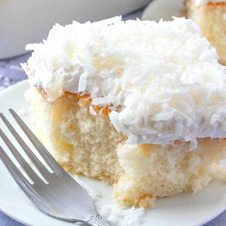 coconut cake recipe sheet cream moist poke recipes very easy mix thecountrycook cakes pudding dessert cheese whip cool grandma things