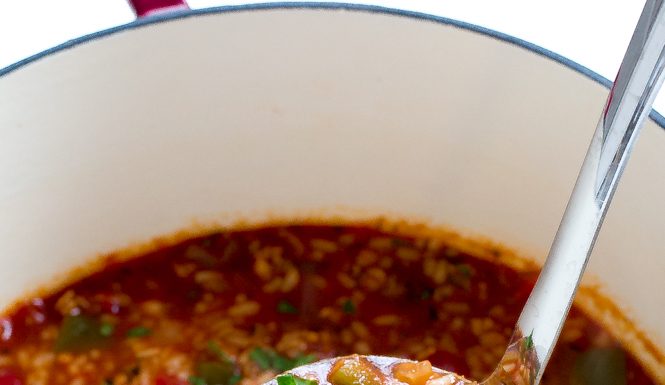 STUFFED PEPPER SOUP