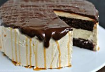 Salted Caramel Chocolate Cheesecake Cake recipe