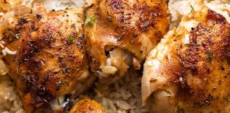 Baked Chinese Chicken and Rice