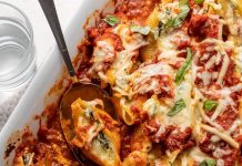 Spinach and Ricotta Stuffed Shells