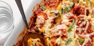 Spinach and Ricotta Stuffed Shells