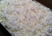 Very Moist Coconut Sheet Cake