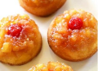 Pineapple Upside Down Cupcakes