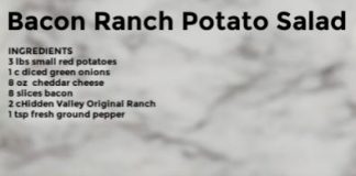 BACON RANCH POTATO SALAD