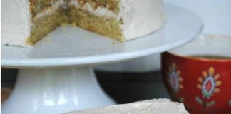 Banana Cake with Cinnamon Buttercream Frosting