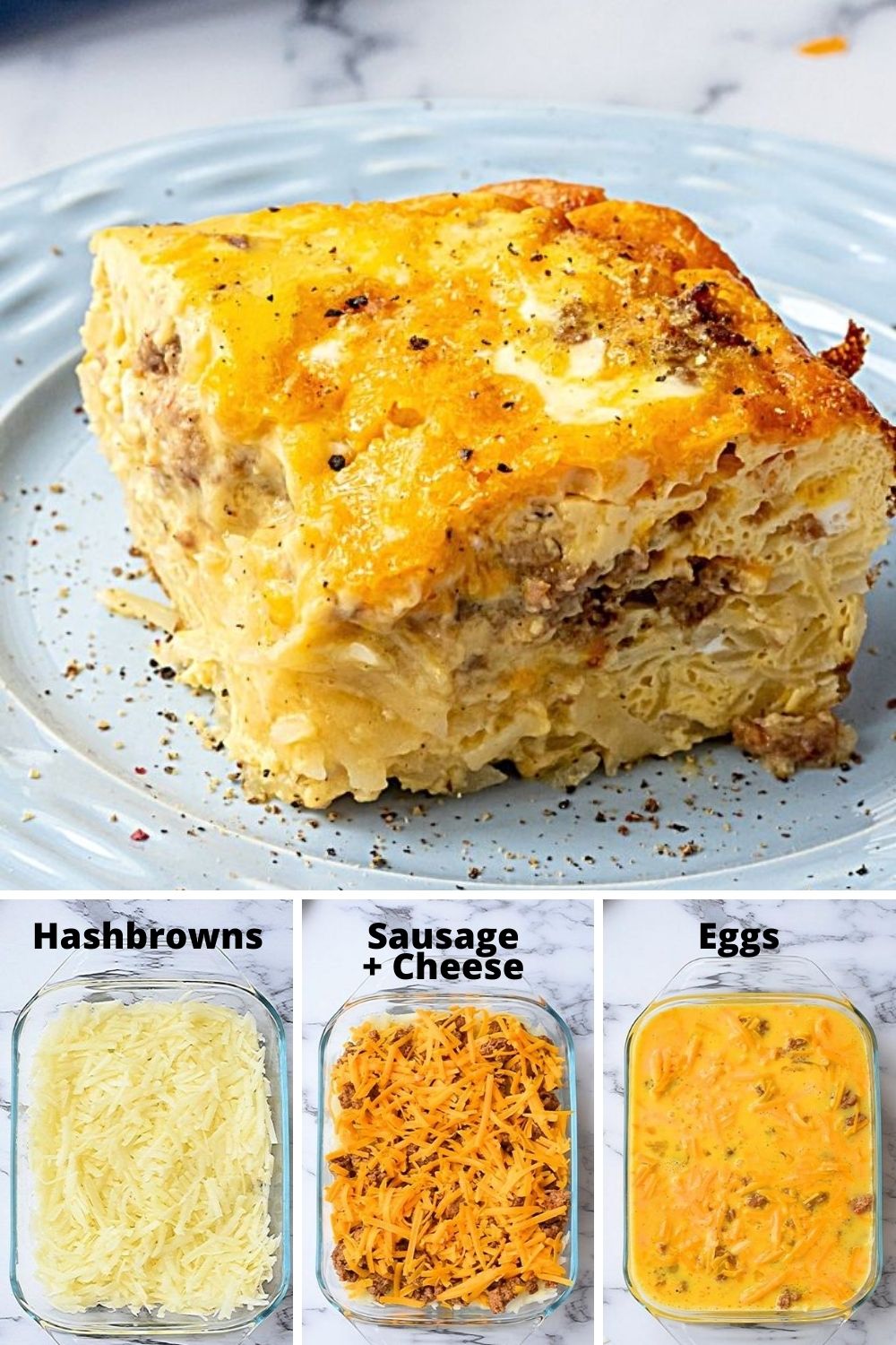 EASY SAUSAGE HASH BROWN BREAKFAST CASSEROLE Grandma s Things