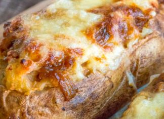 French Onion Stuffed Potatoes