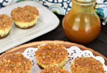 Mini Caramel Apple Cheesecakes