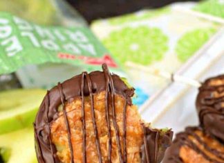 Caramel Apple Ring Pops