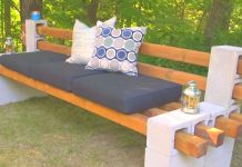 How To Make A Modern DIY Cinder Block Bench