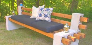 How To Make A Modern DIY Cinder Block Bench