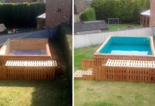 How To Build A Swimming Pool Using Wood Pallets