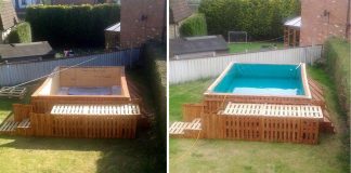 How To Build A Swimming Pool Using Wood Pallets
