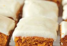 Pumpkin Bars with Cream Cheese Frosting