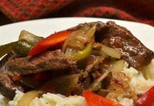 SLOW-COOKER PEPPER STEAK