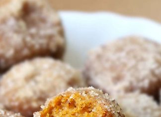 Baked Pumpkin Donut Holes