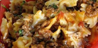 Crockpot Bowtie Casserole – Easy, Inexpensive And Extremely Delicious !