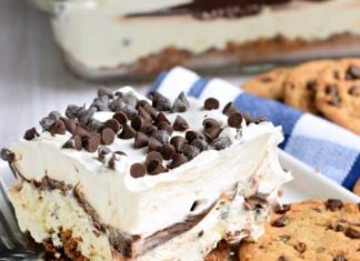 Chocolate Chip Cookie Lasagna