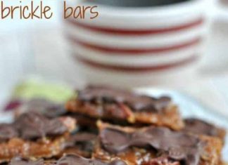 Brickle Bars – Graham Cracker Toffee Bars