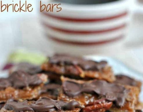 Brickle Bars – Graham Cracker Toffee Bars