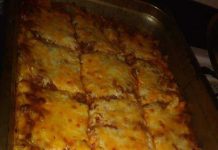 THREE CHEESE BEEF LASAGNA