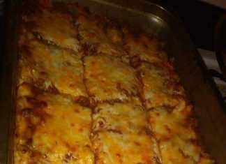 THREE CHEESE BEEF LASAGNA