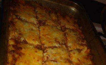 THREE CHEESE BEEF LASAGNA