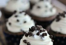 Chocolate Chip Cheesecake Cupcakes